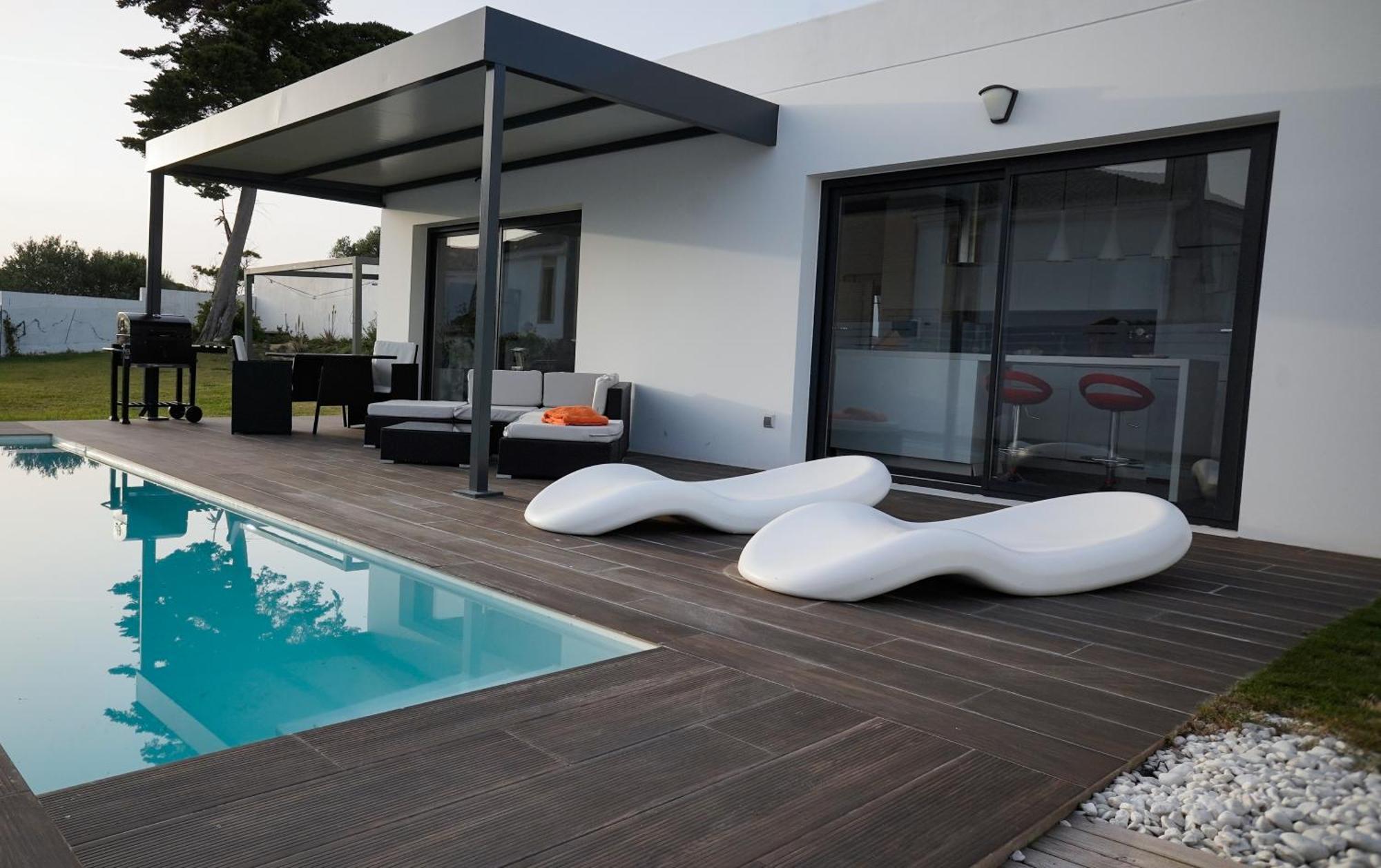 קוניל דה לה פרונטרה Villa Anyway Conil Un Lujo Frente Al Mar מראה חיצוני תמונה